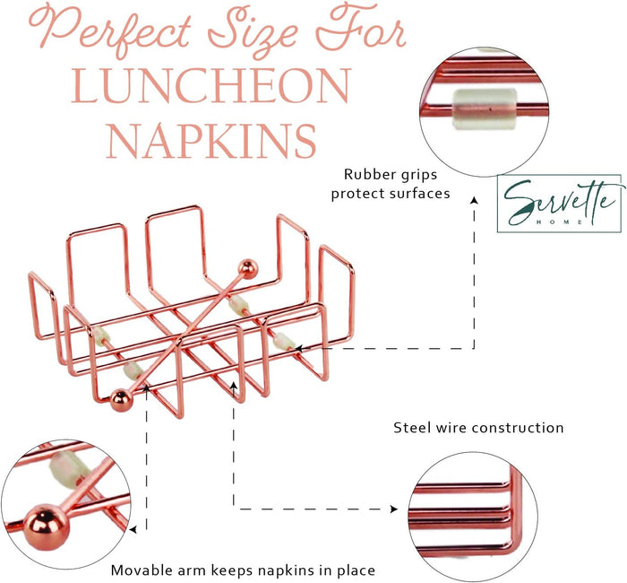 Copper Finished Napkin Holder