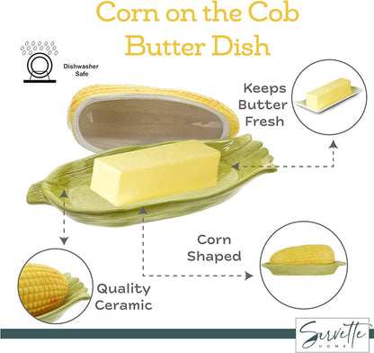 Corn on The Cob Butter Dish