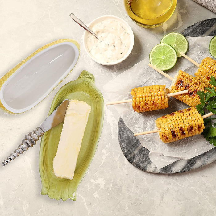 Corn on The Cob Butter Dish