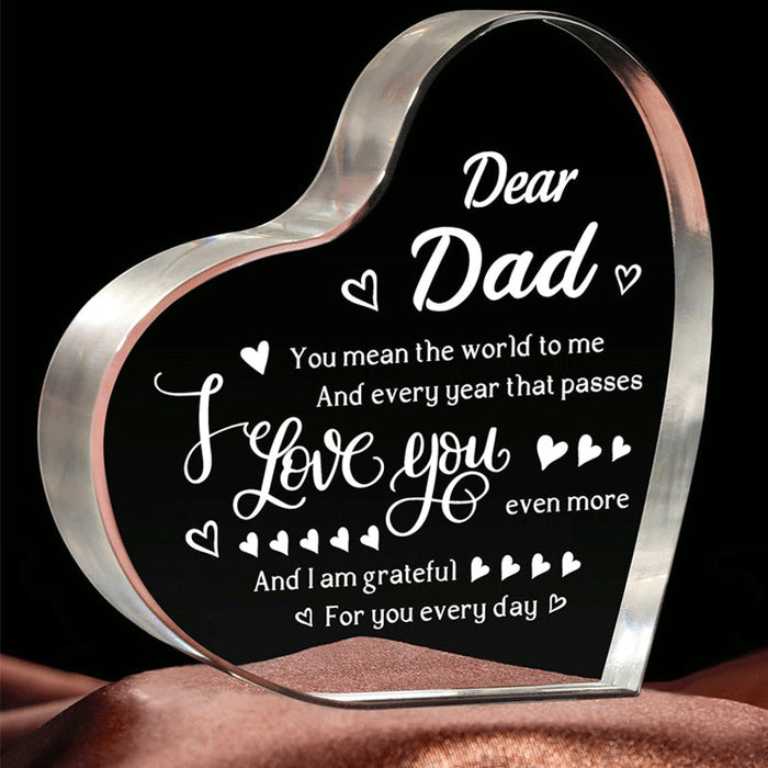 For dad