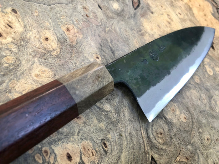 Custom Kyohei Iron clad Aogami Kurouchi Funayuki 165mm - Rosewood