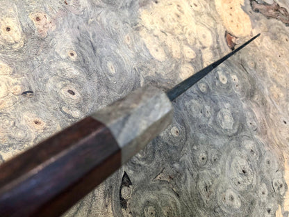 Custom Kyohei Iron clad Aogami Kurouchi Funayuki 165mm - Rosewood