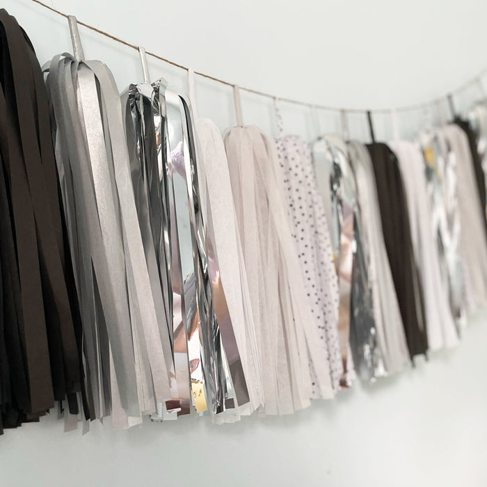Cutie Black Tassel Garland