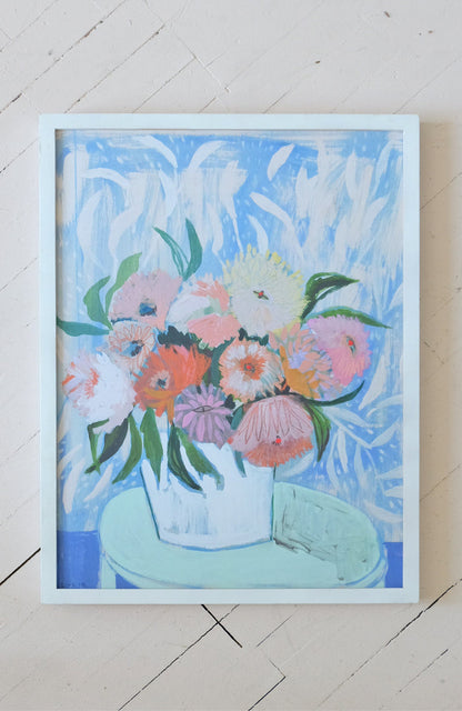 Dahlias - Flowers for Charlie - Print