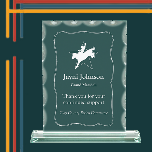 Disco Queen Jade Glass Award
