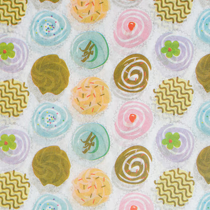 Donuts Tissue Paper - Cute Bakery Tissue Paper, Christmas Gift Wrapping Wrap Paper, Holiday Paper, Craft Supplies, Baking Party Favor Bags GenWoo Shop