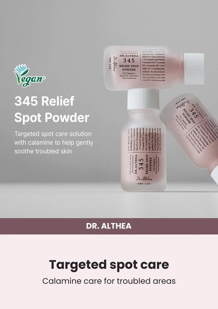 Dr. Althea 345 Relief Spot Powder — Targeted spot care. Calamine care for troubled areas