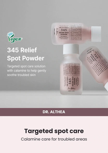 Dr. Althea 345 Relief Spot Powder — Targeted spot care. Calamine care for troubled areas