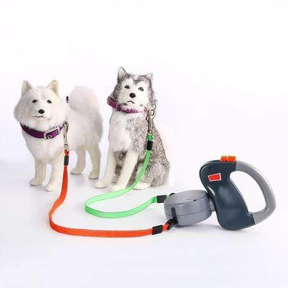 Gadget Gerbil Dual Retractable Dog Leash