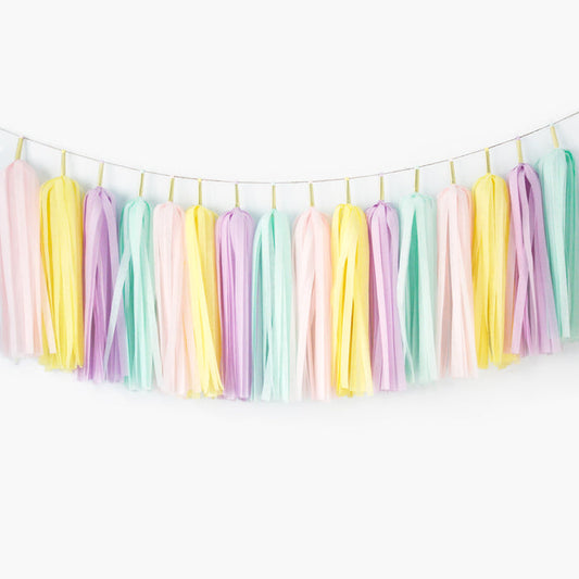 Easter Pastel Tassel Garland