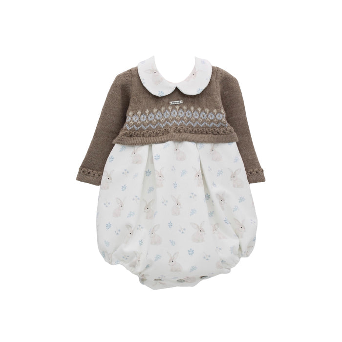 Ebbo Half-Knitted Bunny Romper