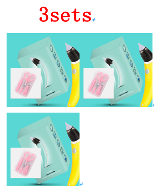 Gadget Gerbil Yellow B nail kit / 3sets Baby Electric Nasal Aspirator