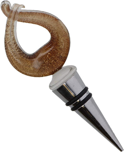 Elegant Glass Bottle Stopper