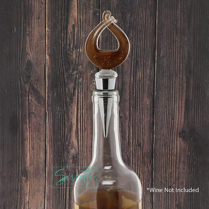 Elegant Glass Bottle Stopper