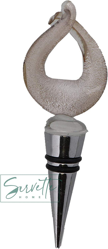 Elegant Glass Bottle Stopper