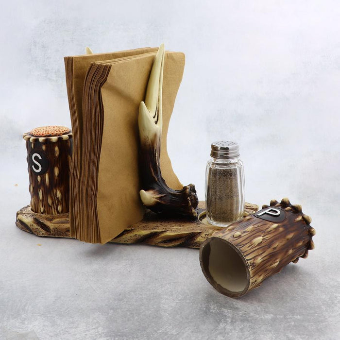 salt and pepper napkin holder