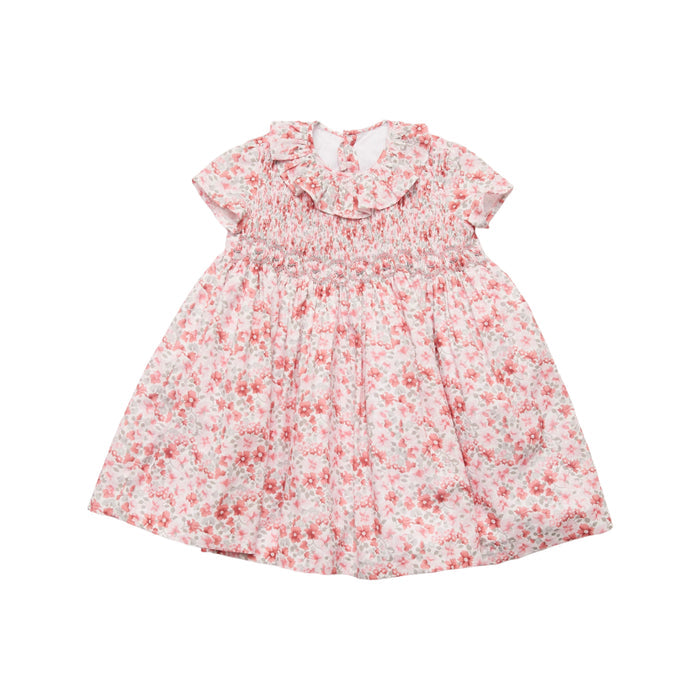 Felicia Handsmocked Floral Dress