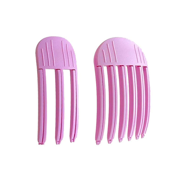 3 teeth + 6 teeth (pink)
