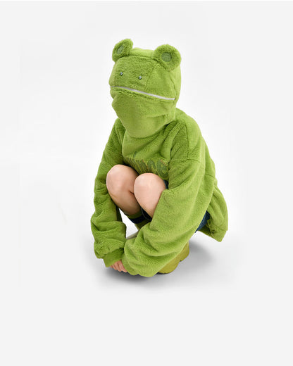 Funny Frog Fleece Sweatshirt