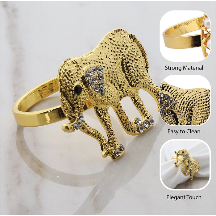 crystal napkin rings