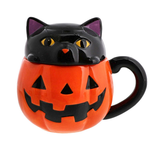 jack o lantern coffee mug