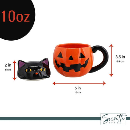 ceramic halloween mug
