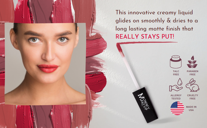 Harlow Stay Put Matte Lip Cream | Stunning Kiss-Proof Lipstick - RFE Marketing Ventures