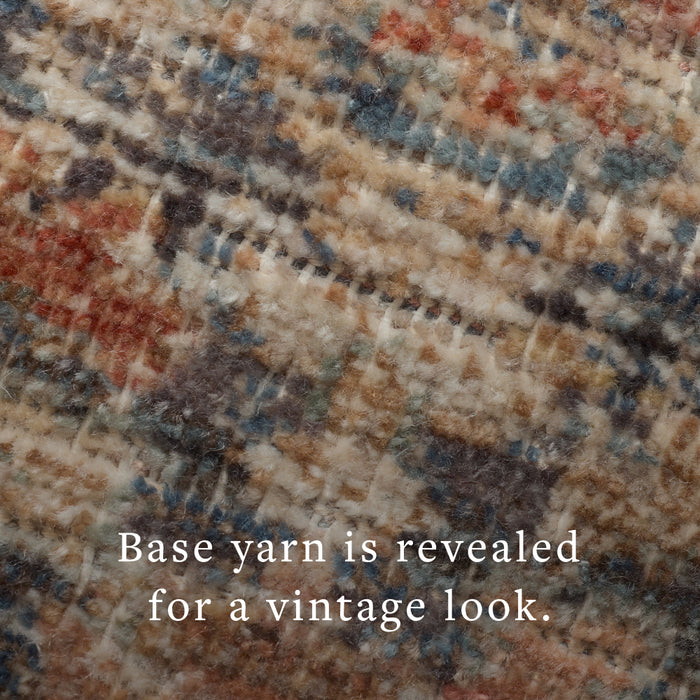The Rug Corner Loloi Heritage Blue / Rust