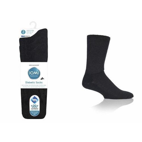 Image of IOMI Footnurse Diabetic Socks on a plain background.