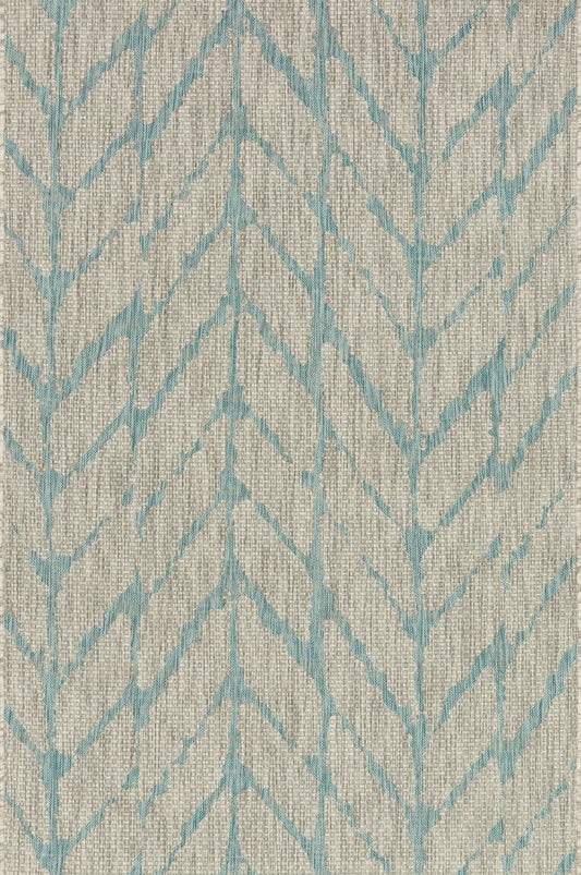 The Rug Corner Loloi Isle Mist / Aqua