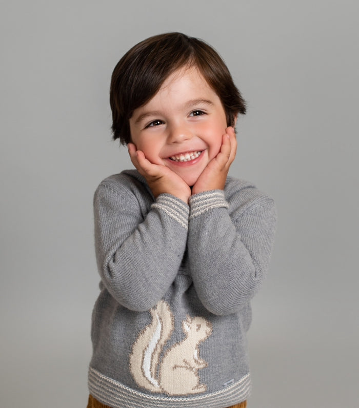 Jamie Grey Squirrel Sweater/Hoodie