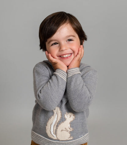 Jamie Grey Squirrel Sweater/Hoodie