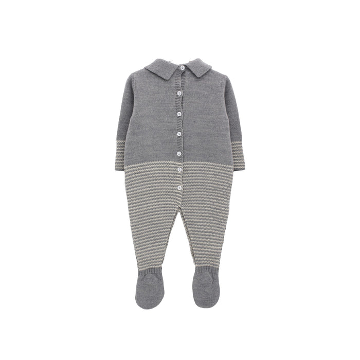 Jamie Squirrel Knitted Babygrow