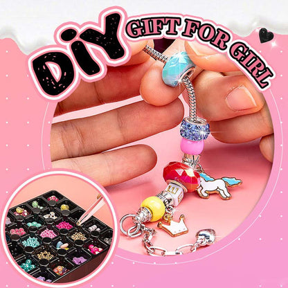 Jewelry Box Bracelet Making Kit for Kids Girls