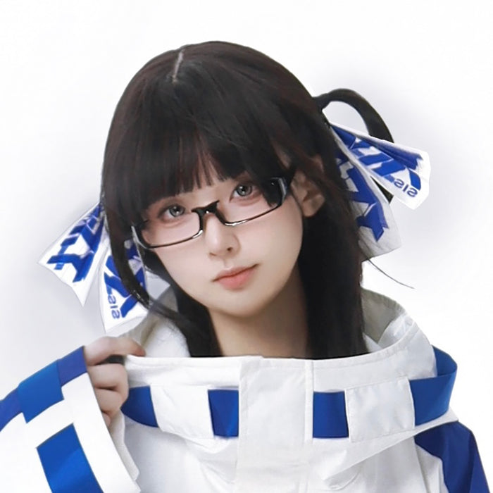 Hairclips / Blue & White / One size