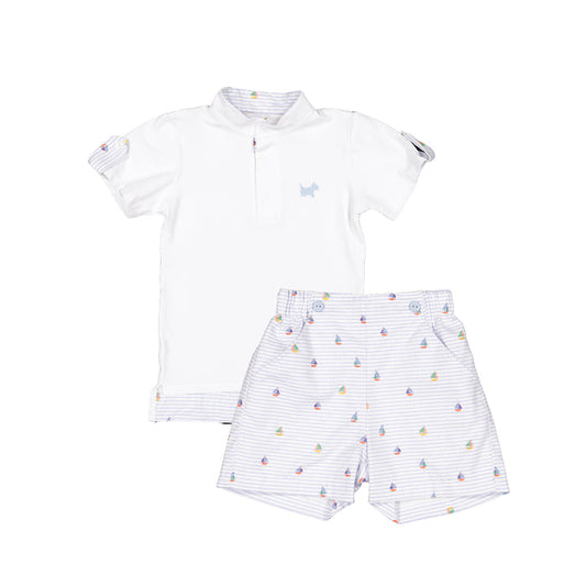 Joe Nautical Bow 2-piece Polo Set