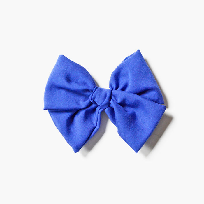 Jumbo Royal Azure Hair Bow || JUMBO GenBow™