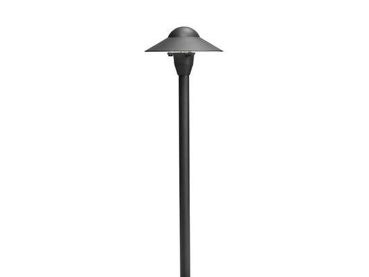 Kichler - 6'' Dome 21" Path Light 12V (Textured Black) - 15470BKT
