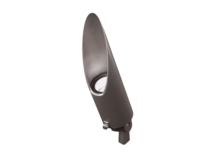 Kichler - Long Cowl Mini Spotlight 12V (Textured Architectural Bronze) - 15484AZT