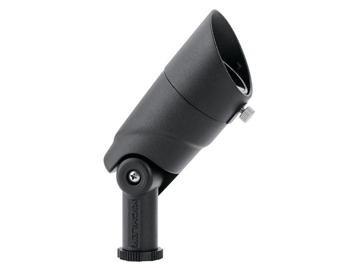 Kichler - Variable Lumen Output Small Flood Light (12V, 5.5W, Integrated LED 35 DEG 2700K, Textured Black) - 16016BKT27
