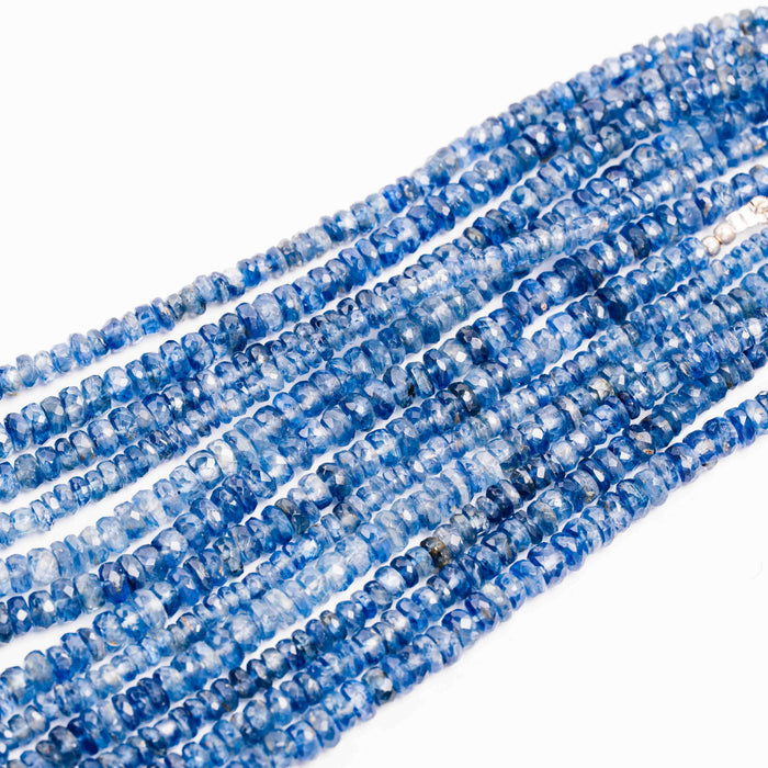 Kyanite, Blue -  Faceted Beaded Necklace