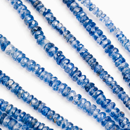 Kyanite, Blue -  Faceted Beaded Necklace