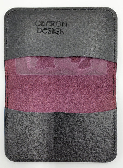 Leather Cardholder - Irises
