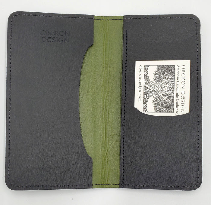 Leather Smartphone Wallet - Dragonflies