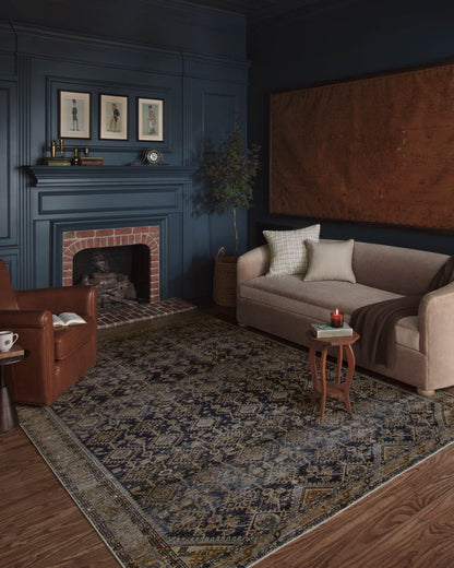 The Rug Corner Magnolia Home by Joanna Gaines x Loloi Lenna Indigo / Natural