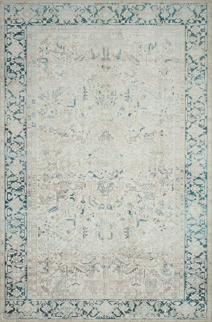 The Rug Corner Magnolia Home by Joanna Gaines x Loloi Lenna Natural / Denim