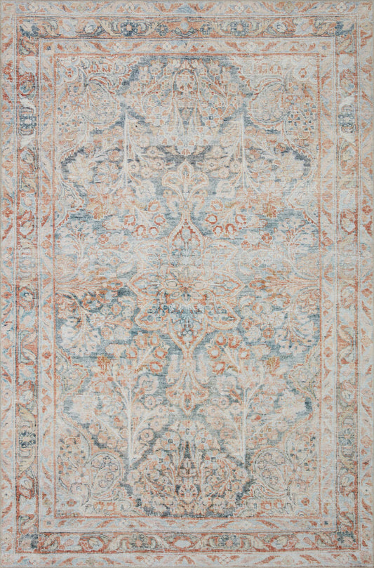 The Rug Corner Magnolia Home by Joanna Gaines x Loloi Lenna Ocean / Apricot
