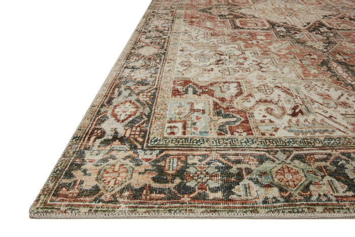 The Rug Corner Magnolia Home by Joanna Gaines x Loloi Lenna Rust / Charcoal