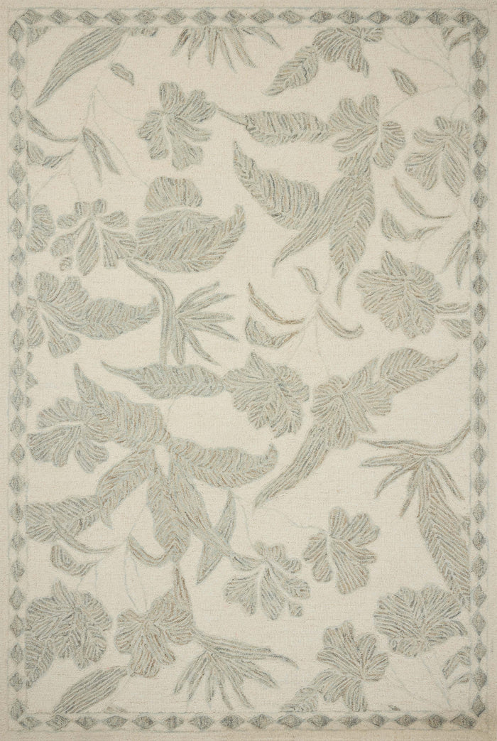The Rug Corner Loloi Lenore Ivory / Sky