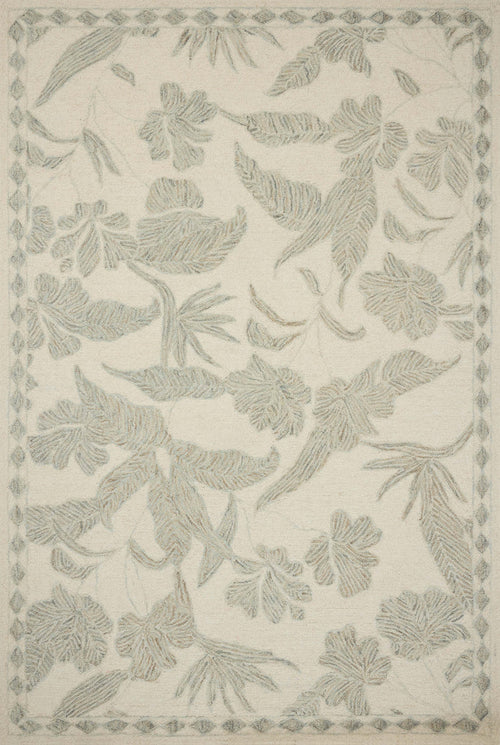 The Rug Corner Loloi Lenore Ivory / Sky